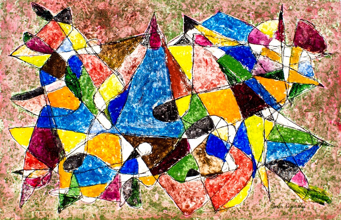 Martin Rosenthal (NY,MA,1899-1974) oil painting (1 of 12)