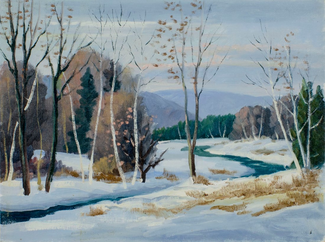 George Holloway (NJ,20C) oil painting (1 of 13)