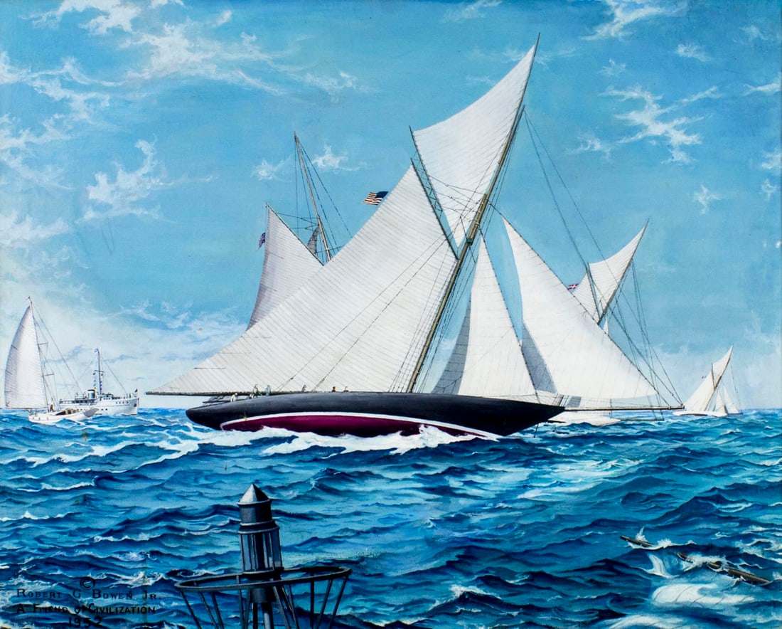 Robert Goss Bowen Jr (NJ,mid 20C) oil painting (1 of 14)