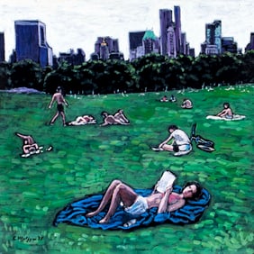 Evelyn Metzger (NY,Brazil,1911-2007) oil painting