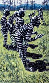 Evelyn Metzger (NY,Brazil,1911-2007) oil painting