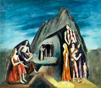 Martin Rosenthal (NY,MA,1899-1974) oil painting