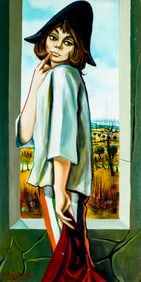 Jean Pierre Serrier (France,1934-1989) oil painting