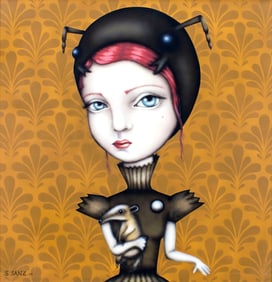 Sara Sanz (Spain,20/21C) oil painting