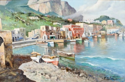 F G Fortis (Europe,20C) oil painting