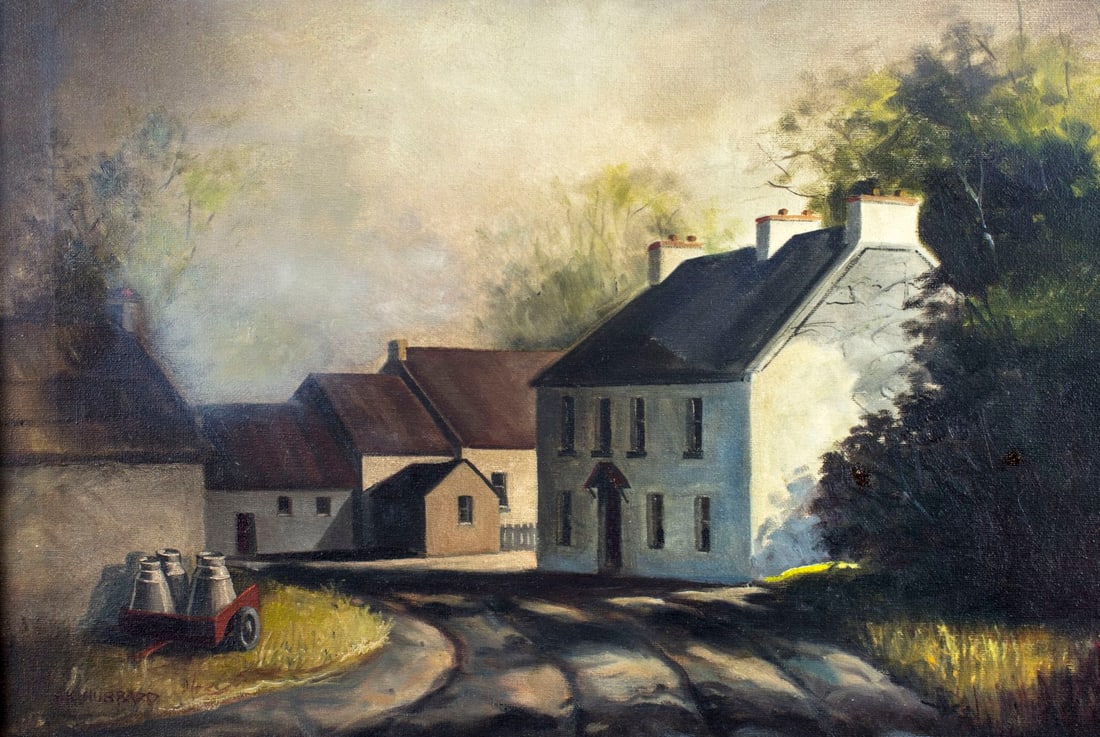 H K Hubbard (US,mid 20C) oil painting (1 of 12)