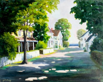 George Holloway (NJ,20C) oil painting