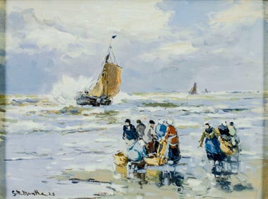 Gerhard Munthe (Dutch,German,1875-1927) oil painting antique