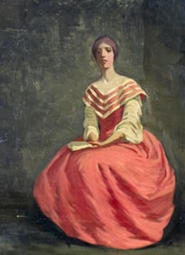 Frank Tolles Chamberlin (NY,CA,1873-1961) oil painting