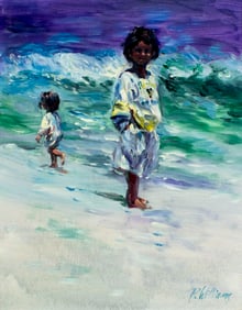 Paul Williams (CT,1934-2013) oil painting