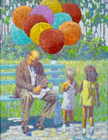 Henry Benson (FL,NY,1930-1998) oil painting