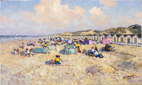 Willem Heytmann (Dutch,b 1950) oil painting