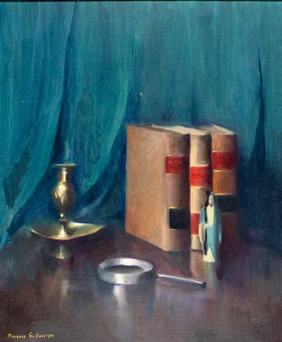 Florence G Kaufman (US,mid 20C) oil painting (1 of 13)