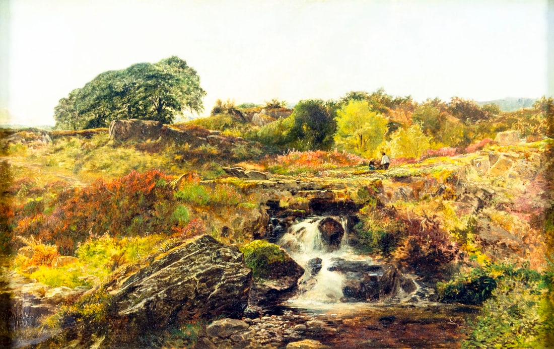 James William Whittaker (UK,1828-1876) oil painting antique (1 of 12)