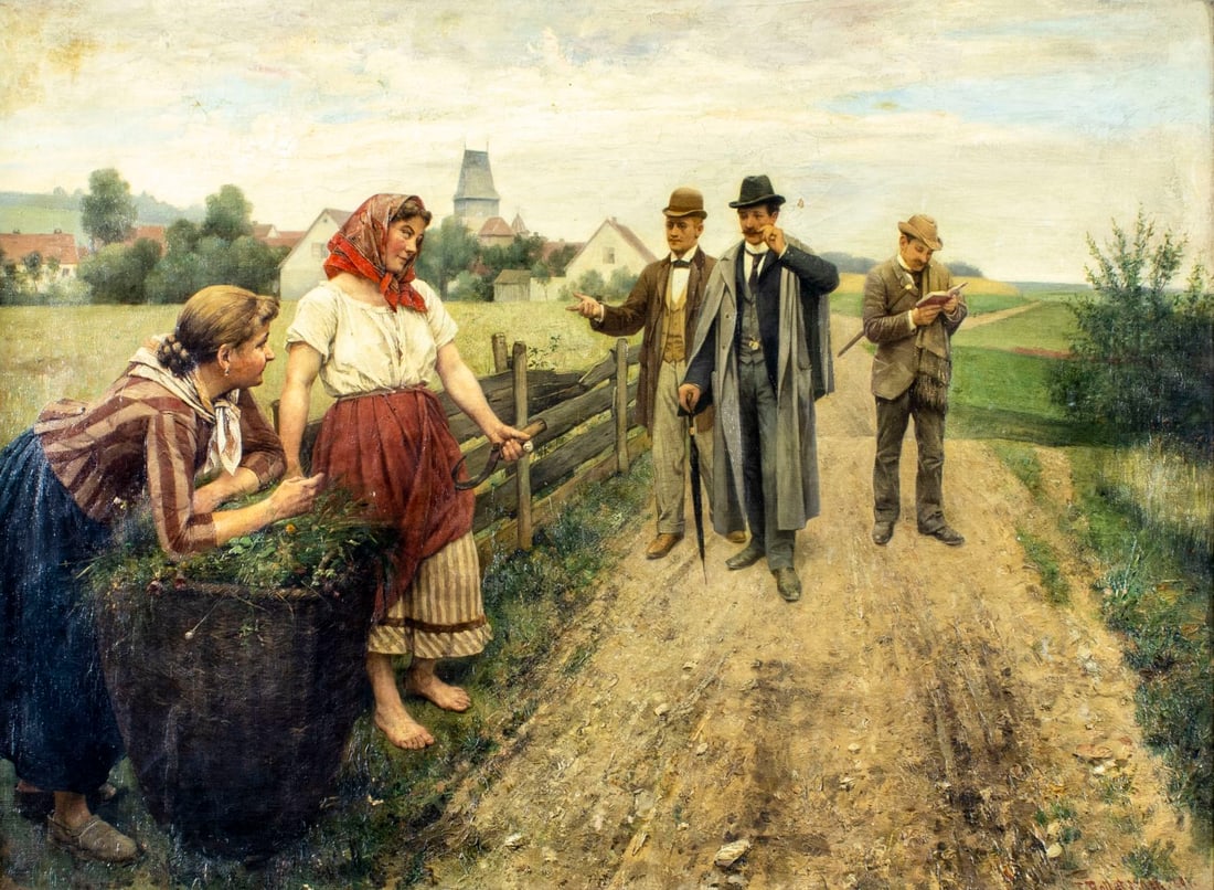 Josef Rolletschek (Austria,1859-1934) oil painting antique (1 of 16)