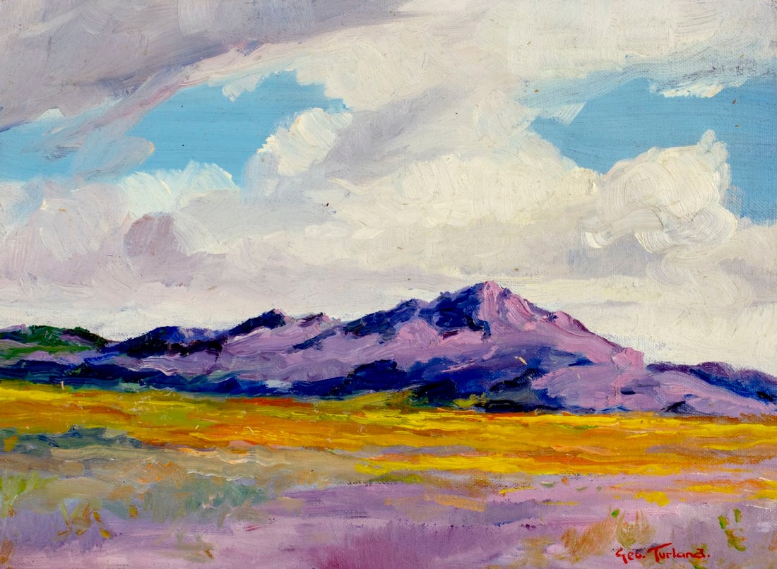 George Goosey (CA,NY,UK,1877-1947) oil painting antique (1 of 12)