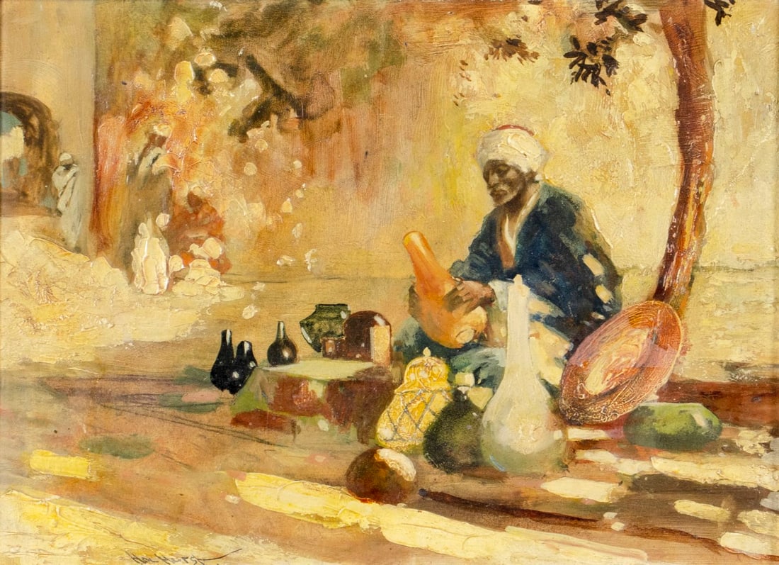 Hal Hurst (UK,1863-1938) oil painting antique (1 of 14)