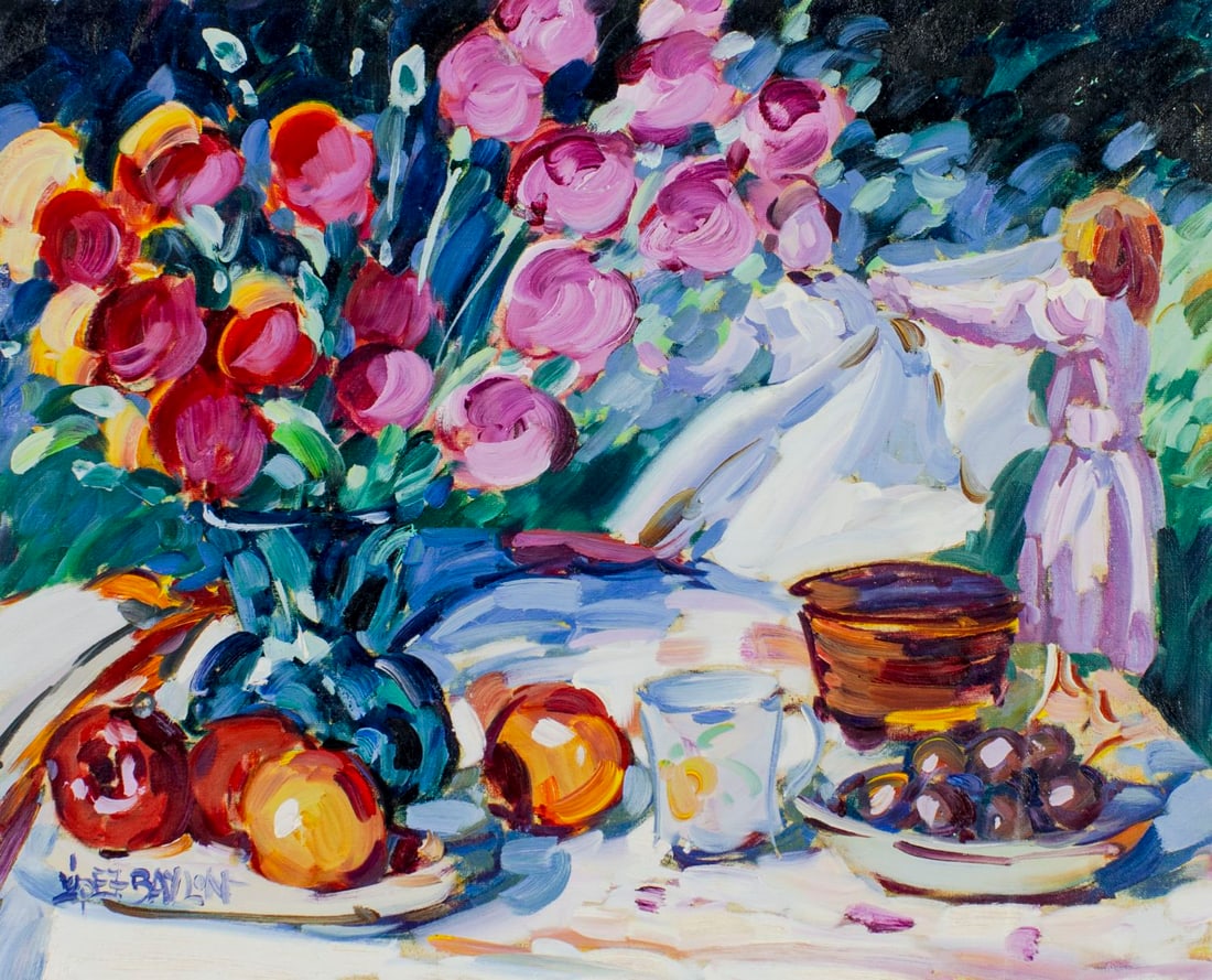 Lisandro Baylon (Argentina,US,b 1951) oil painting (1 of 14)