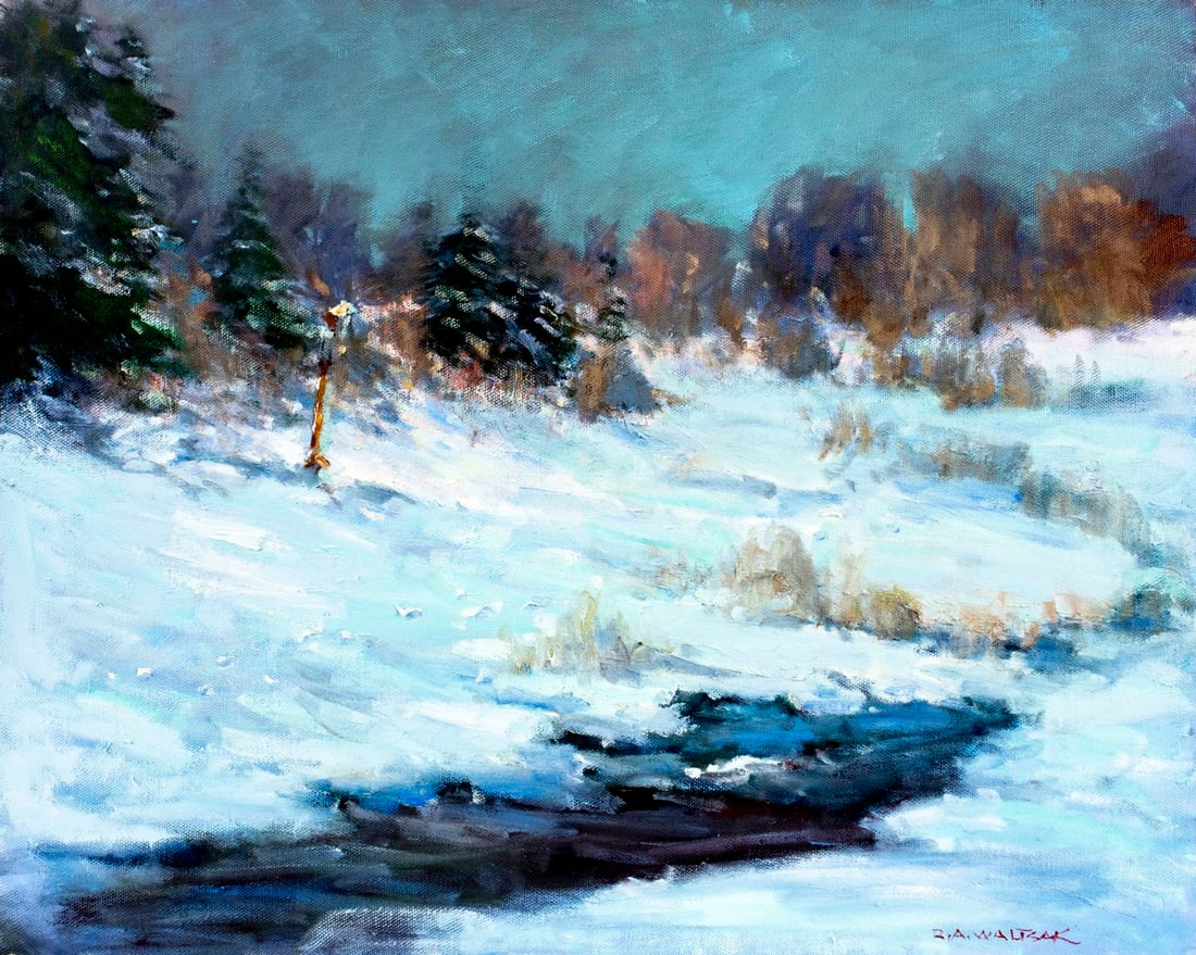 Robert Waltsak (NJ,b 1944) oil painting (1 of 13)