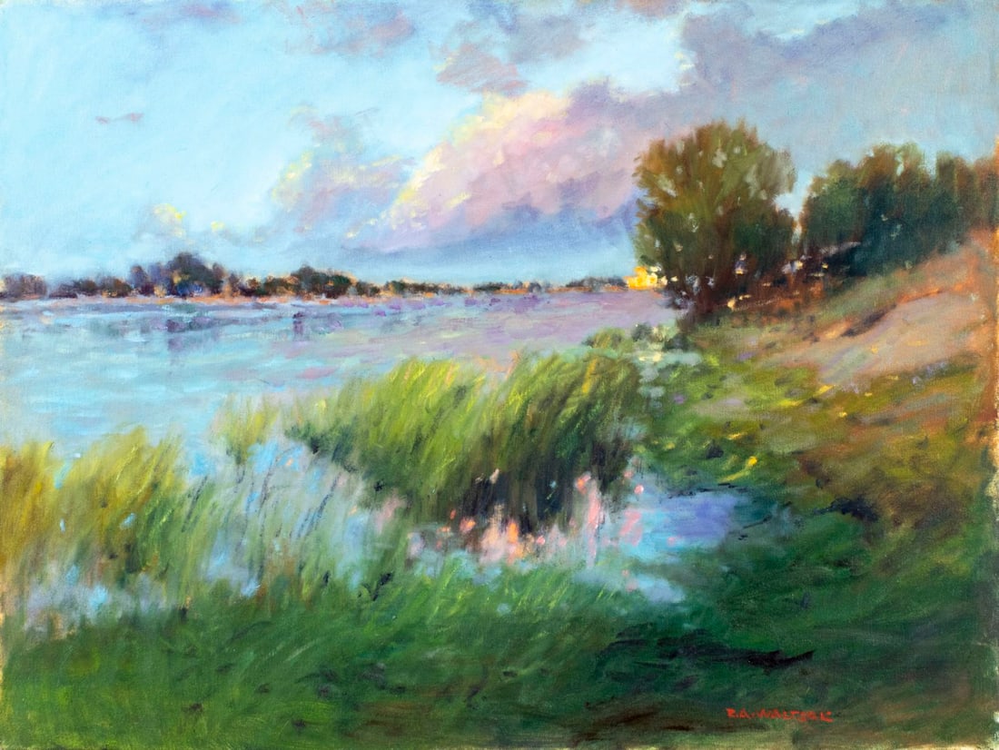 Robert Waltsak (NJ,b 1944) oil painting (1 of 13)