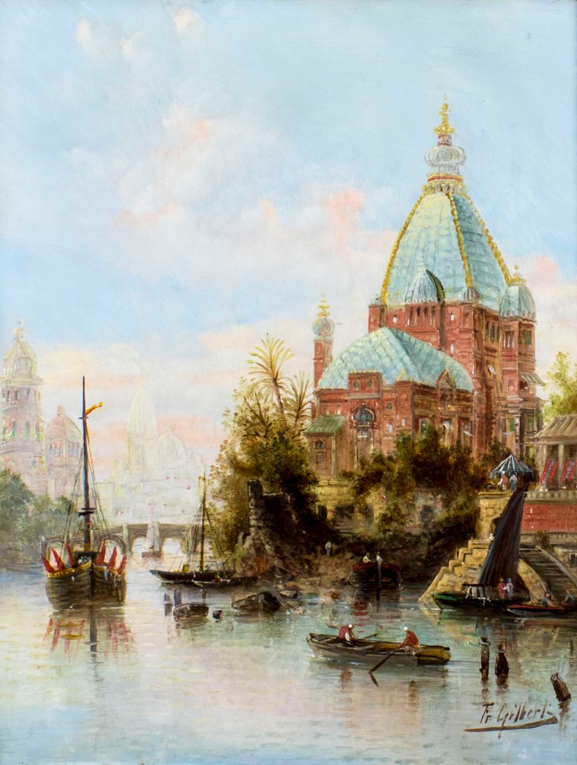 Karl Kaufmann (Germany,Austria,1843-1905) oil painting antique (1 of 16)