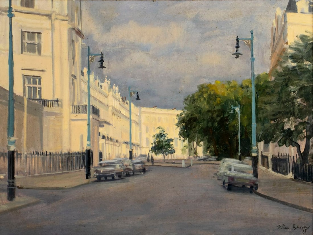 Julian Barrow (UK,1939-2013) oil painting (1 of 15)