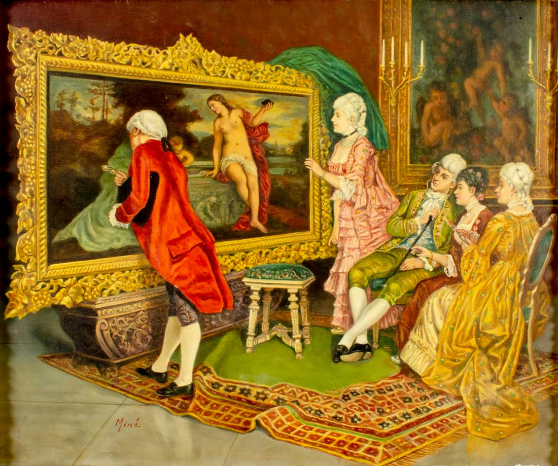 Casper Mine (France,Austria,1905-?) oil painting (1 of 12)