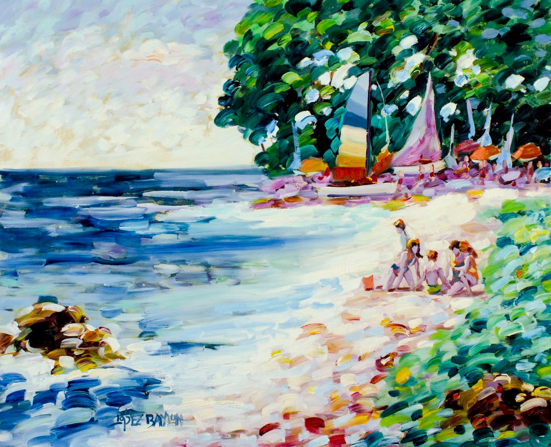 Lisandro Baylon (Argentina,US,b 1951) oil painting (1 of 13)