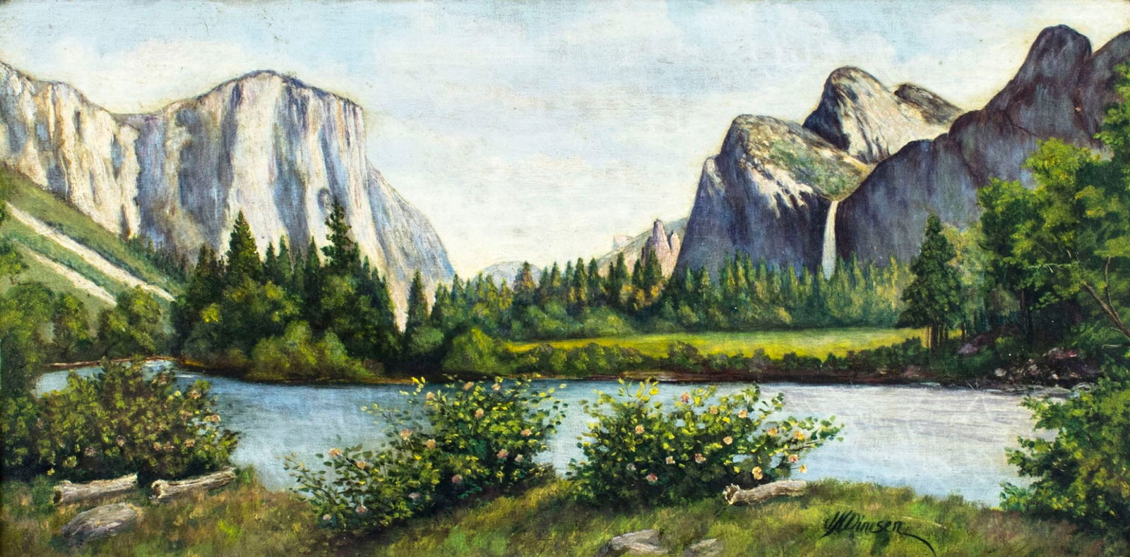 Jacob N Dinesen (CA,Danish,1862-1947) oil painting (1 of 12)