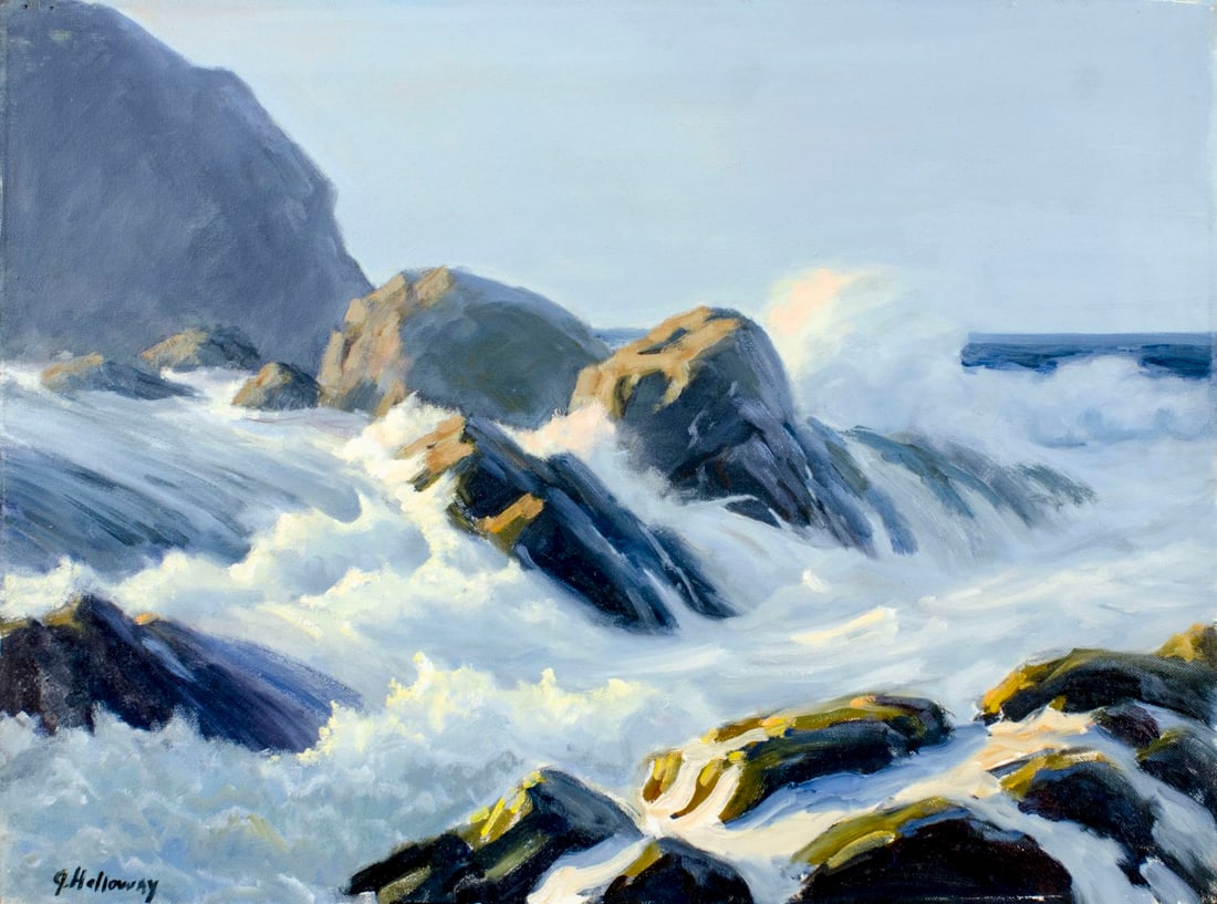 George Holloway (NJ,20C) oil painting (1 of 10)