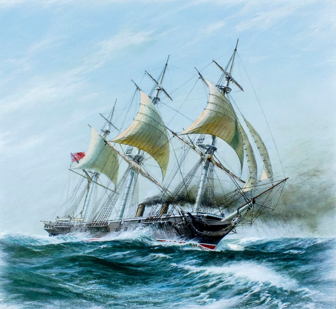 Charles Lundgren (NY,CT,1911-1988) oil painting (1 of 12)