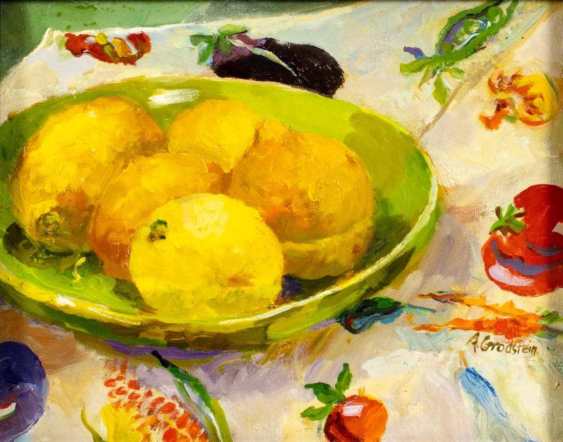 Adele Grodstein (NY,20/21C) oil painting (1 of 13)