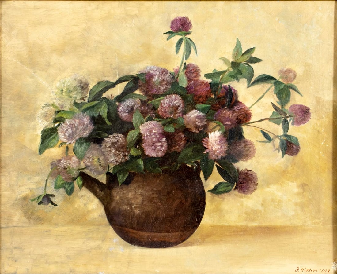 G Willson (US,19C) oil painting antique (1 of 13)