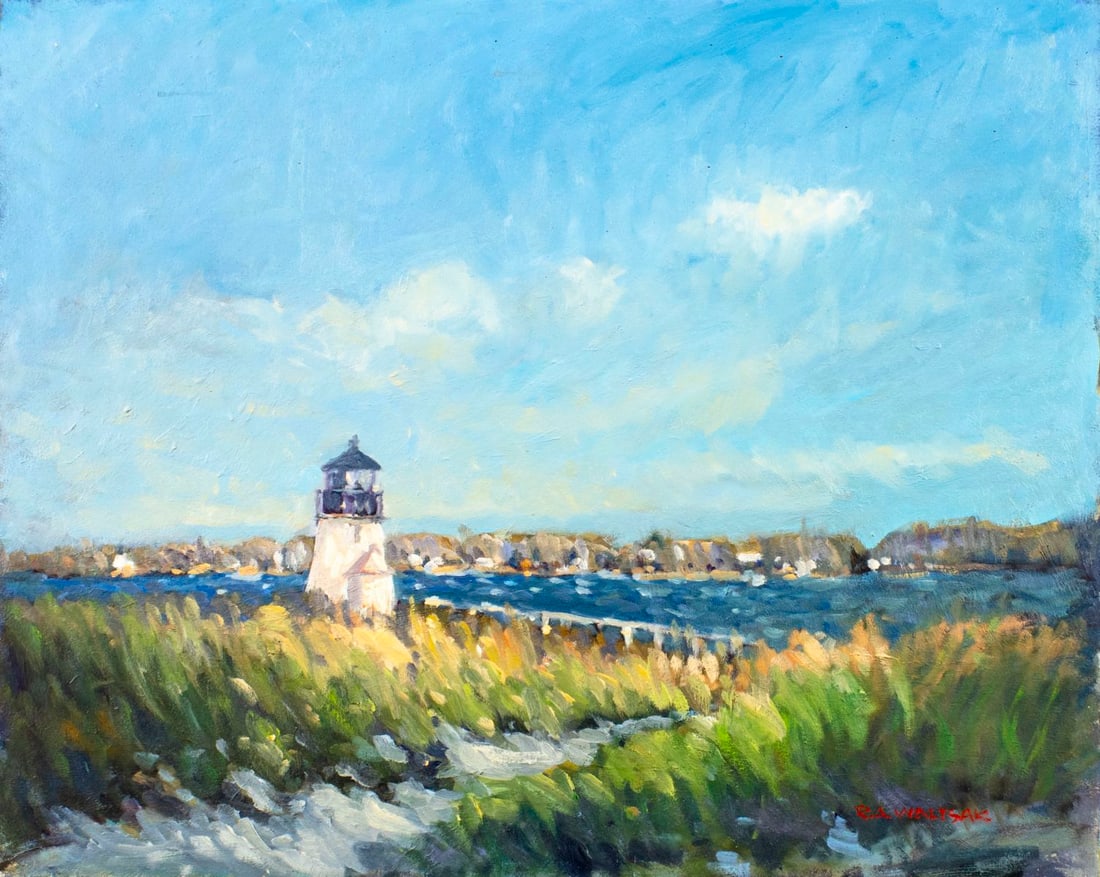 Robert Waltsak (NJ,b 1944) oil painting (1 of 14)