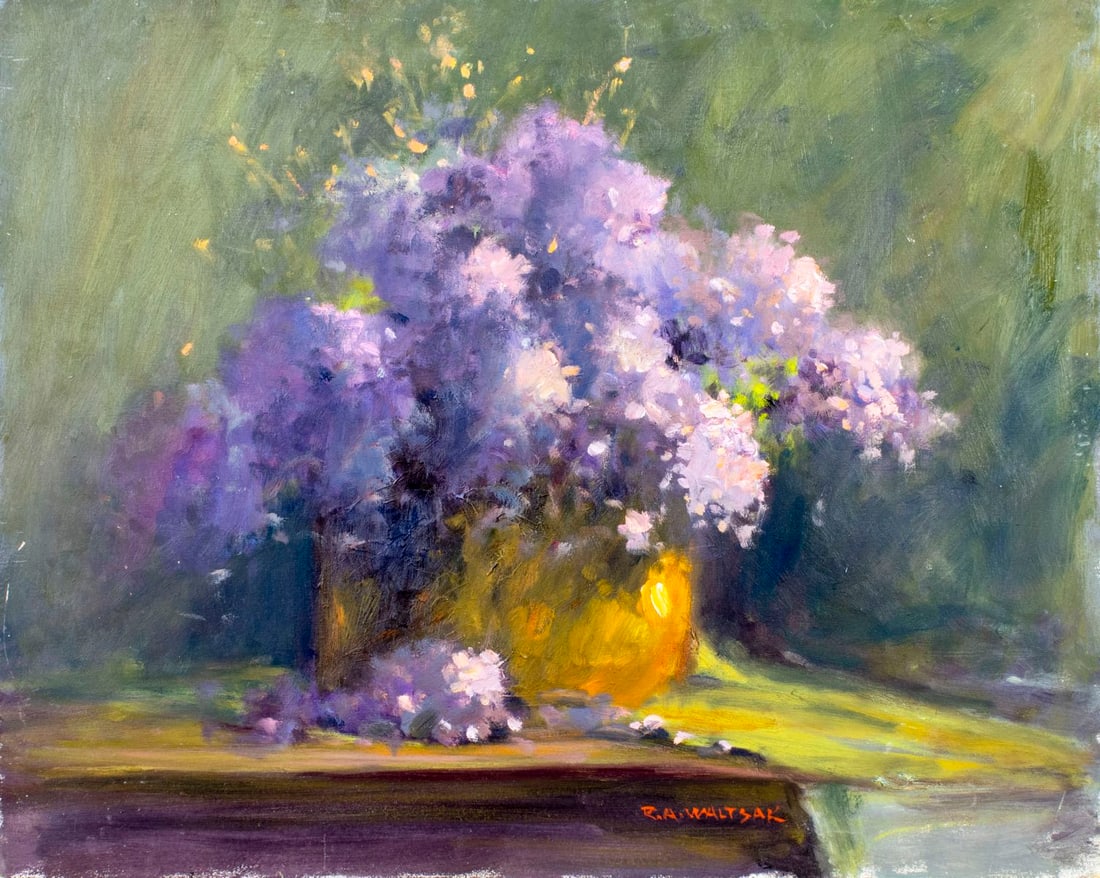 Robert Waltsak (NJ,b 1944) oil painting (1 of 13)