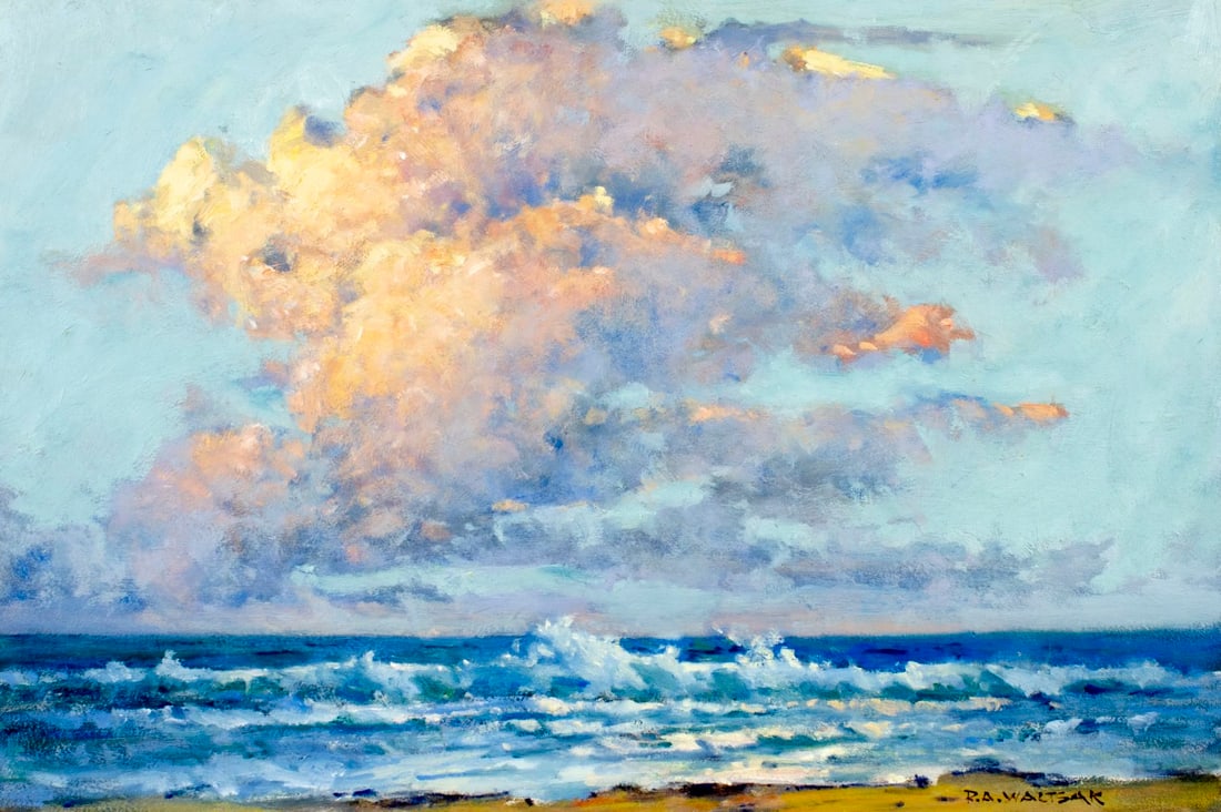 Robert Waltsak (NJ,b 1944) oil painting (1 of 14)