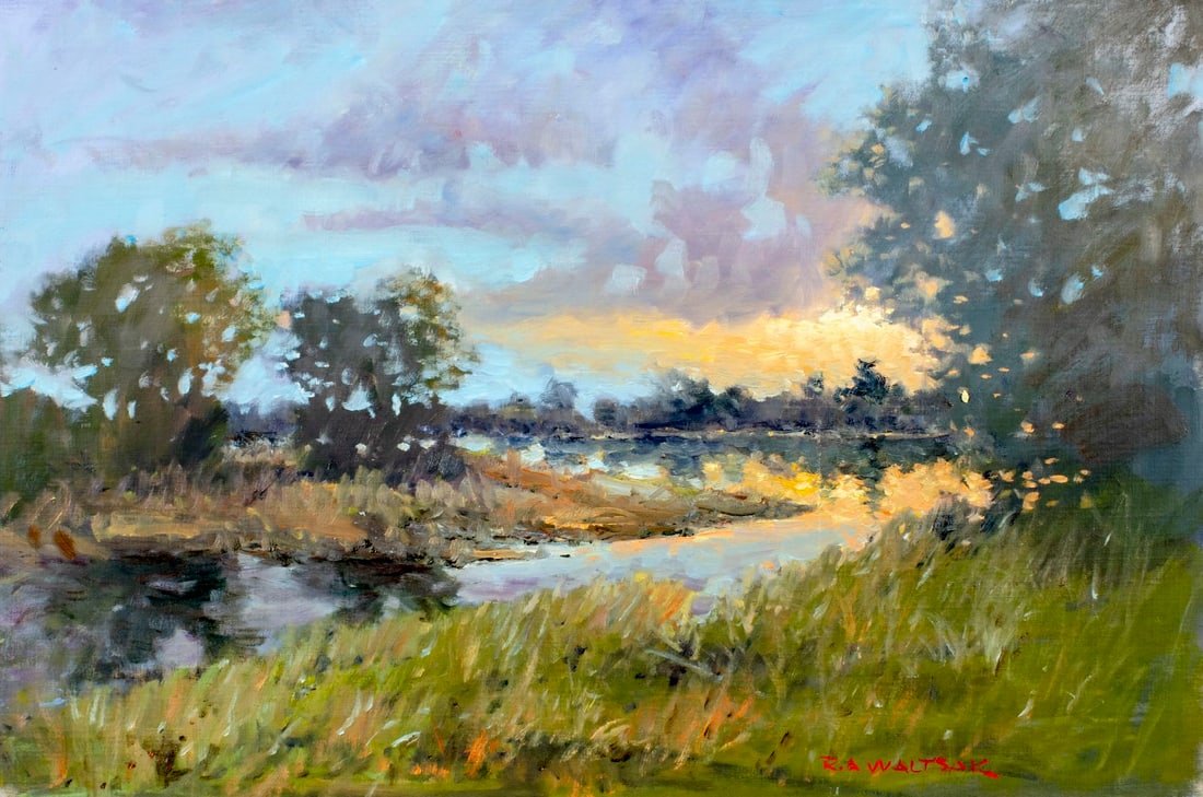 Robert Waltsak (NJ,b 1944) oil painting (1 of 13)