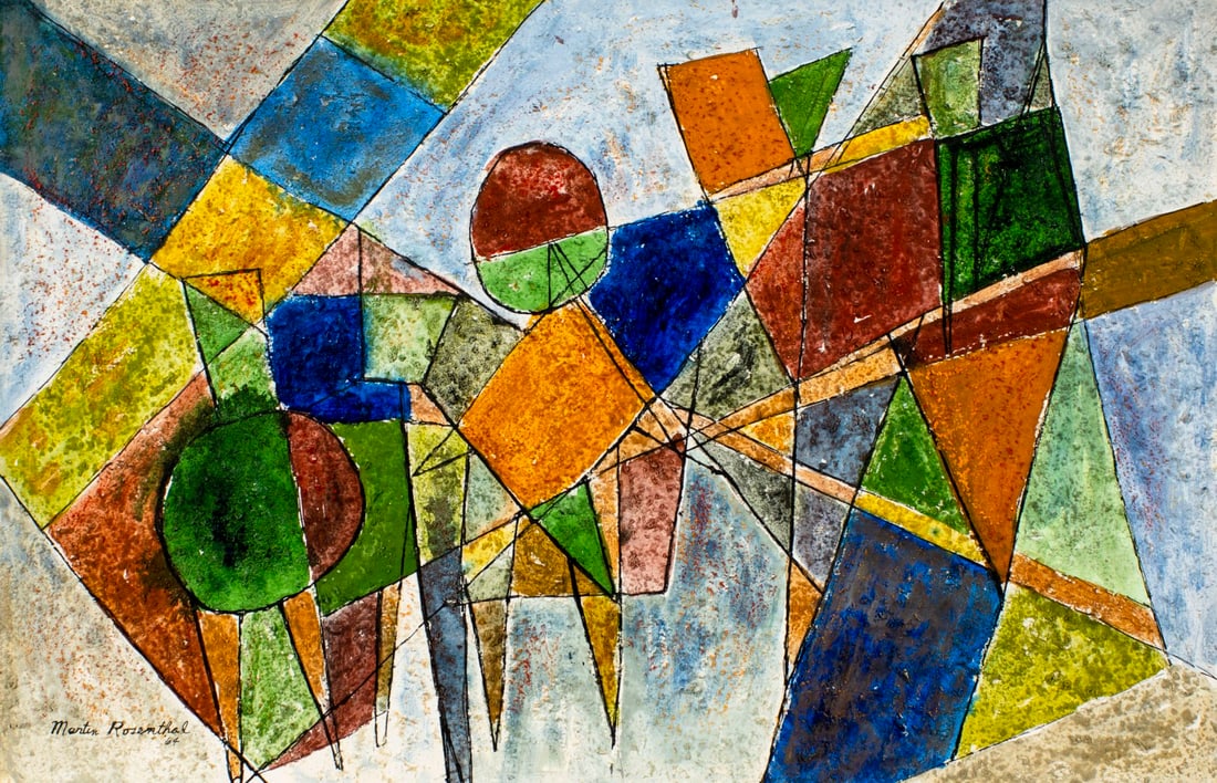 Martin Rosenthal (NY,MA,1899-1974) oil painting (1 of 12)