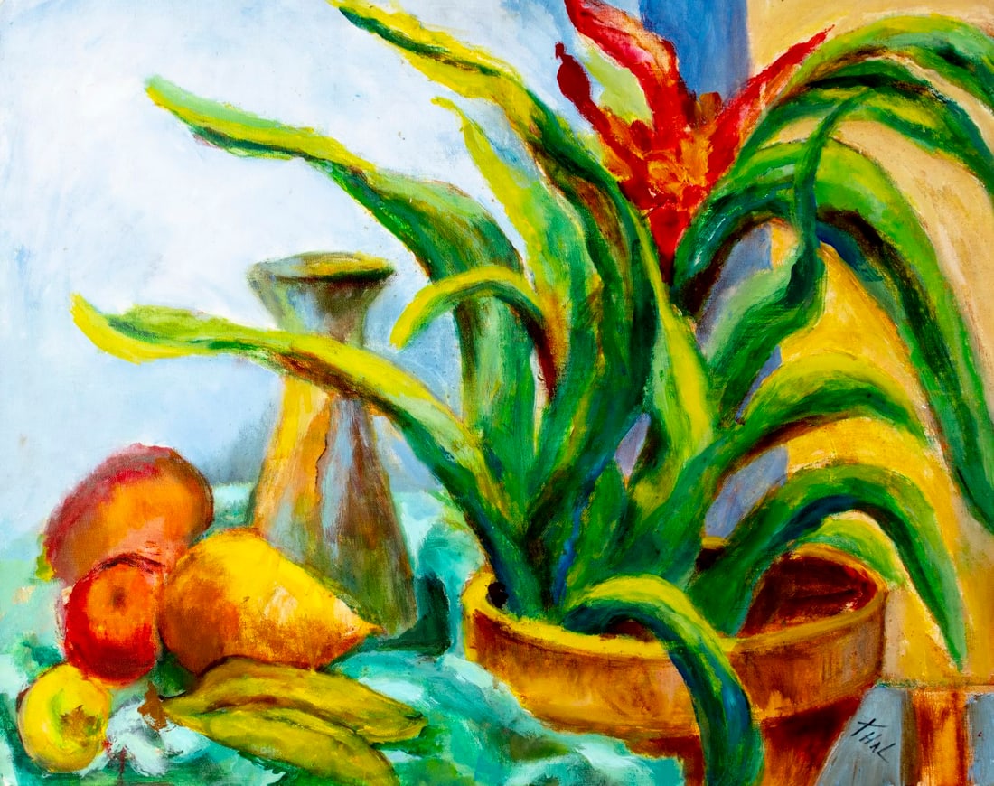 Thelma Thal (NY,1903-2001) oil painting (1 of 12)