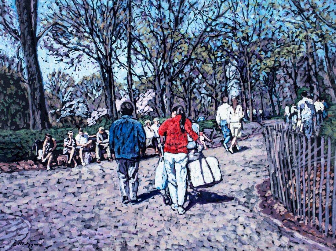 Evelyn Metzger (NY,Brazil,1911-2007) oil painting (1 of 15)