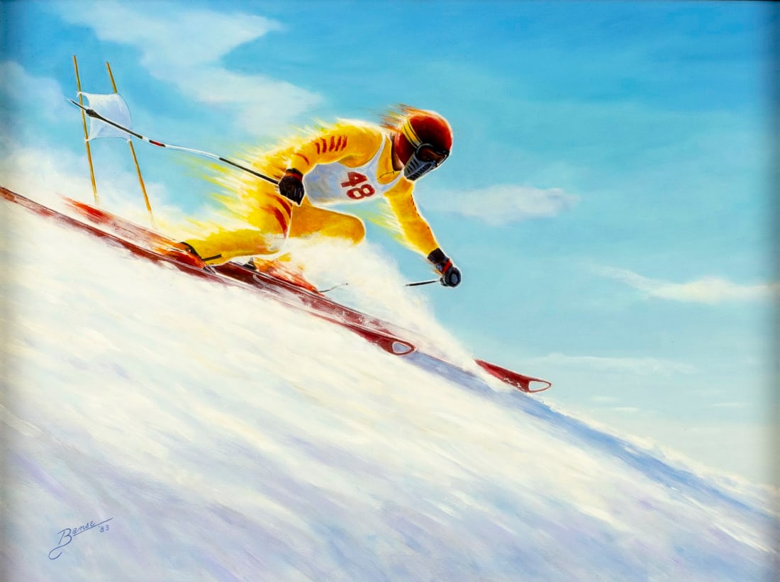 Glen Fortune Banse (NJ,1948-2018) oil painting (1 of 15)