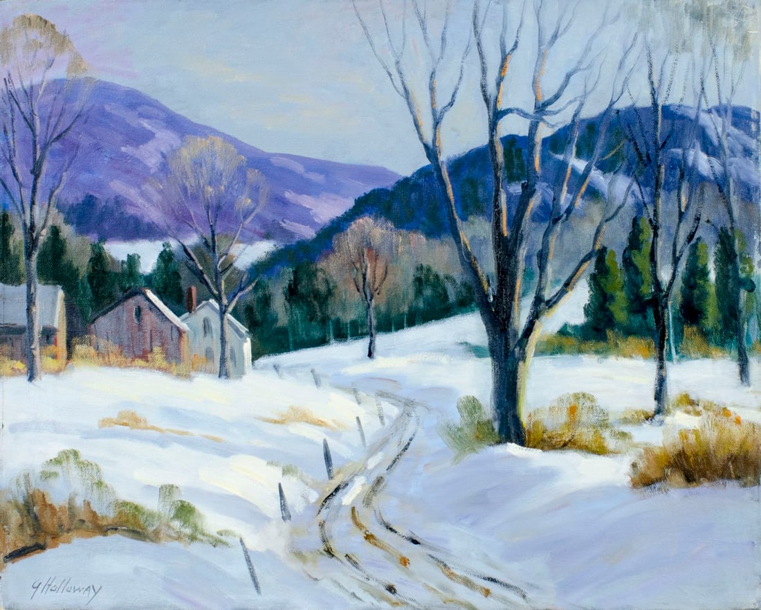 George Holloway (NJ,20C) oil painting (1 of 12)