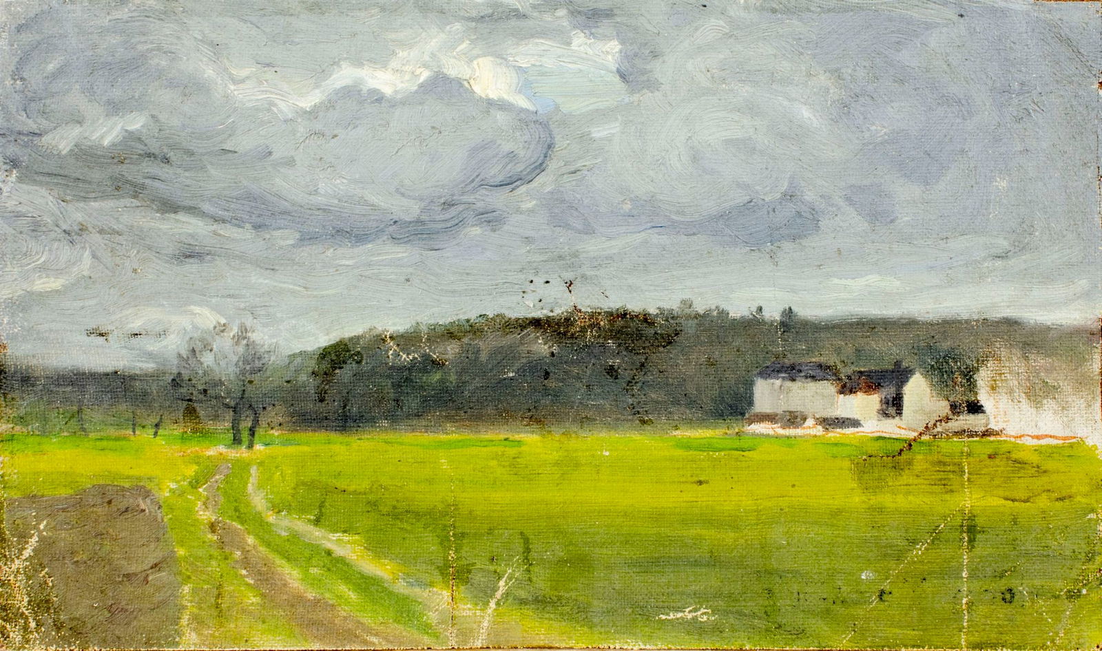 John Mansfield (MA,CT,1849-1933) oil painting antique (1 of 10)