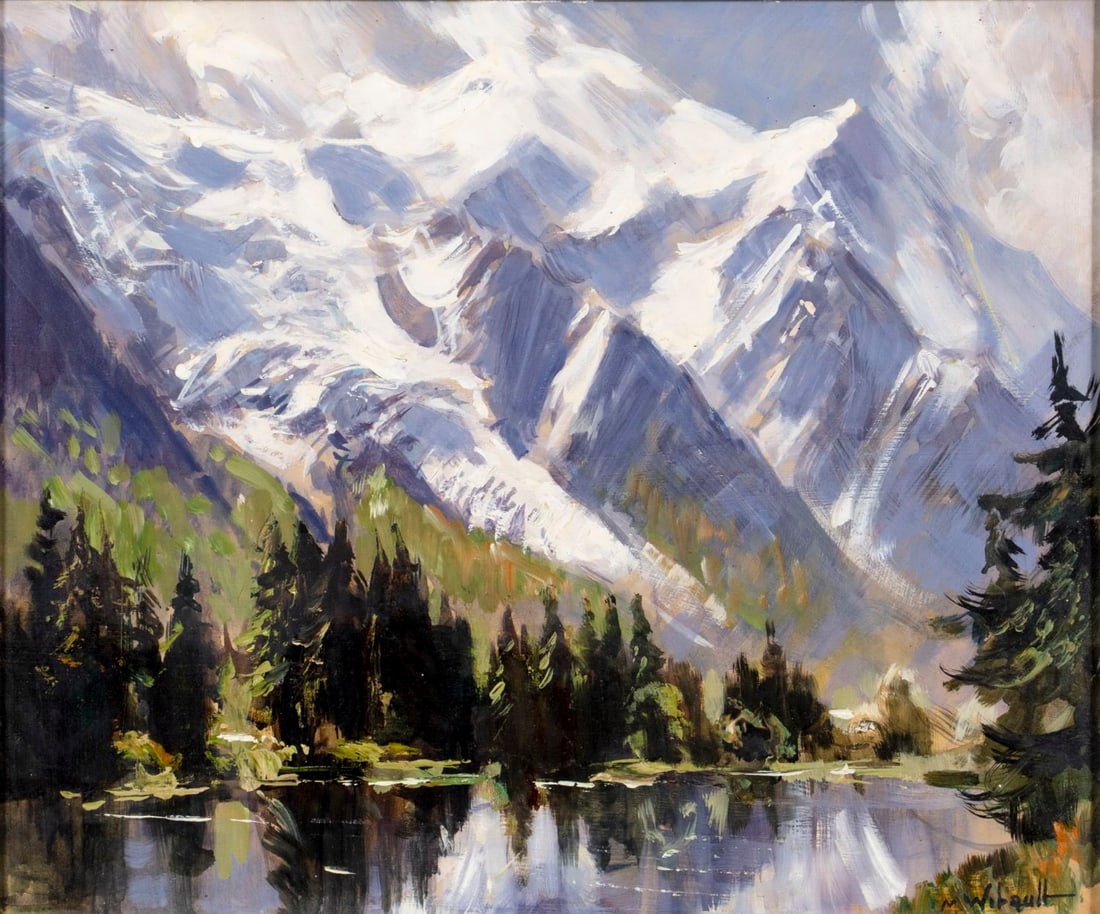 Marcel Wibault (France,1905-1998) oil painting (1 of 16)