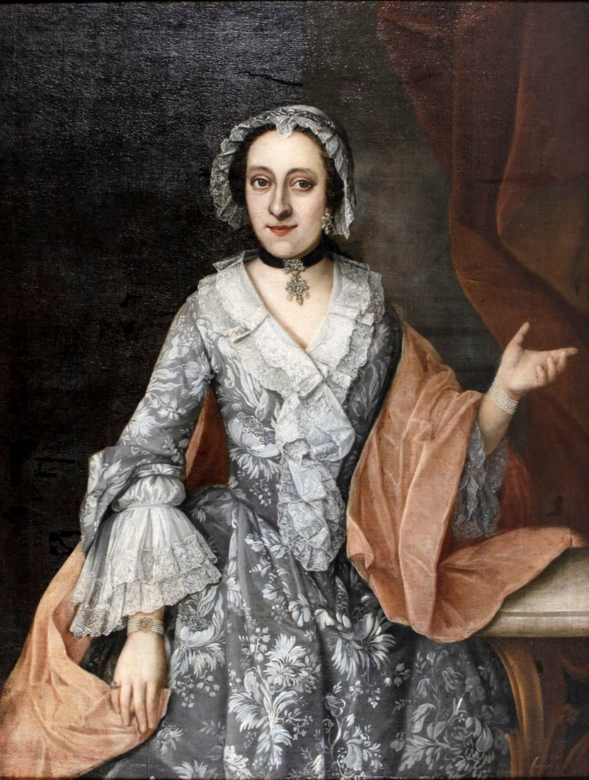 Antique 19C European oil painting (1 of 11)