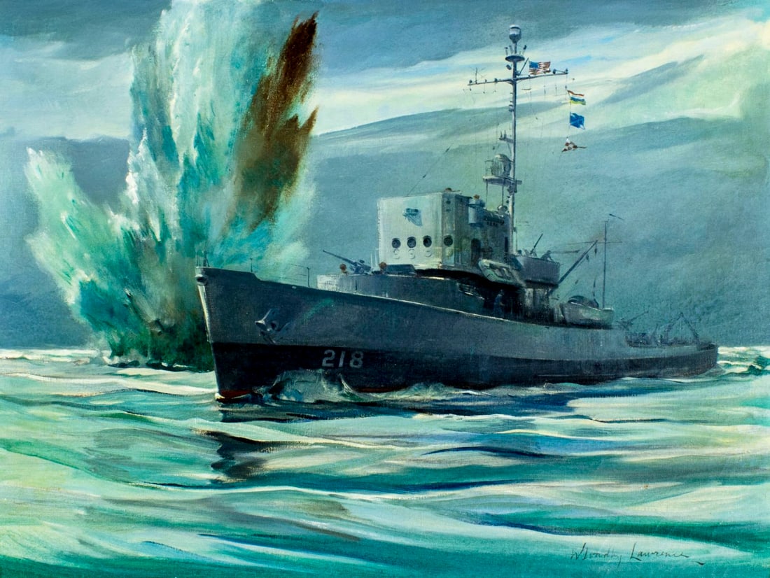 William Goadby Lawrence (NY,ME,1913-2002) oil painting (1 of 12)