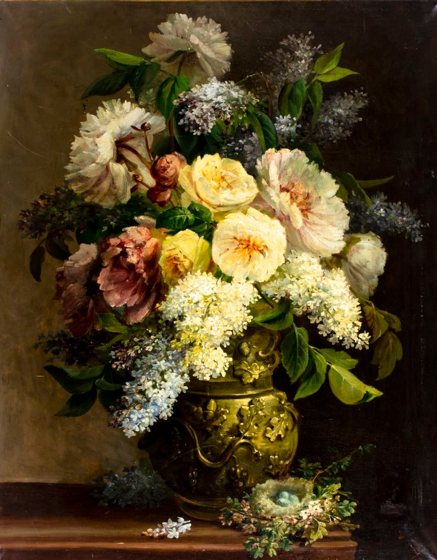 Clement Gontier (French,1876-1918) oil painting antique (1 of 13)