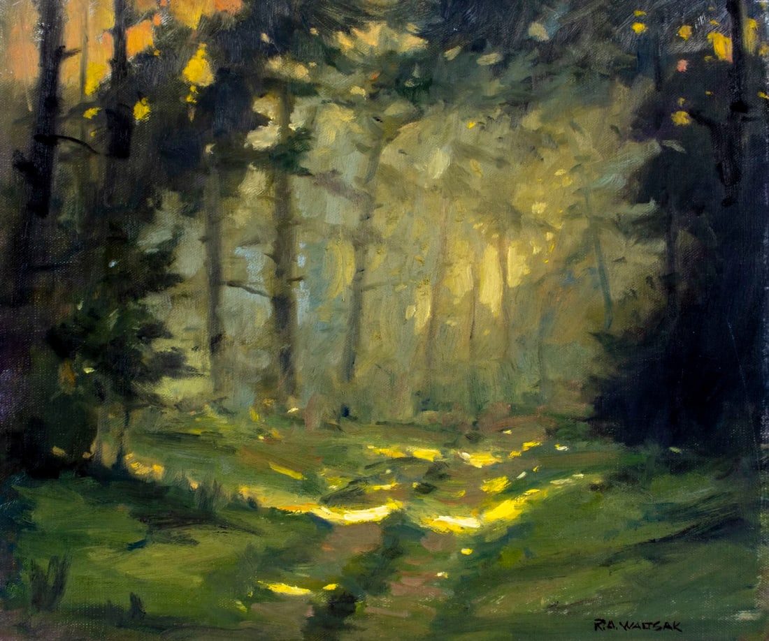 Robert Waltsak (NJ,b 1944) oil painting (1 of 13)