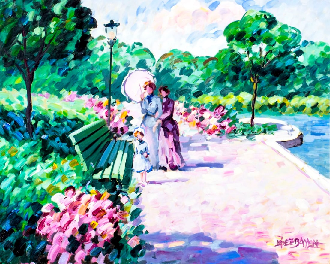 Lisandro Baylon (Argentina,US,b 1951) oil painting (1 of 12)