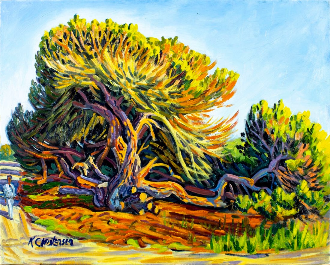 Ken Christensen (MI,CA,OH,b 1951) oil painting (1 of 13)